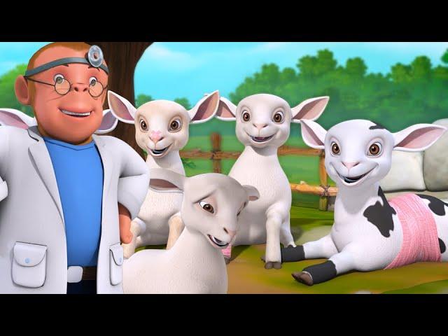 5 ছোট ছাগল - Five Little Goats | Bengali Rhymes for Children | Infobells