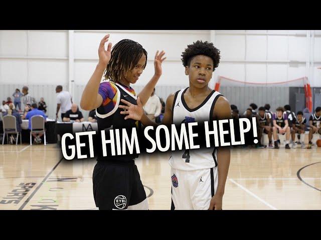 8th Grade Peyton Kemp GETS WILD vs Mookie Betts AAU Team & The Family HEATS UP!