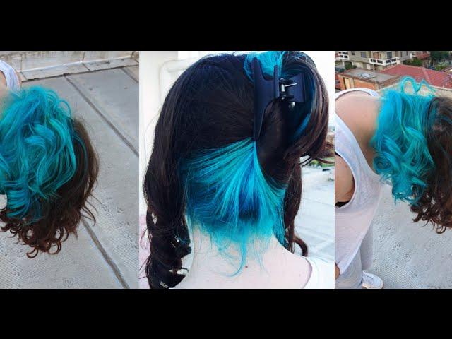 Teal Blue Hair Tutorial (FreddysVibes)