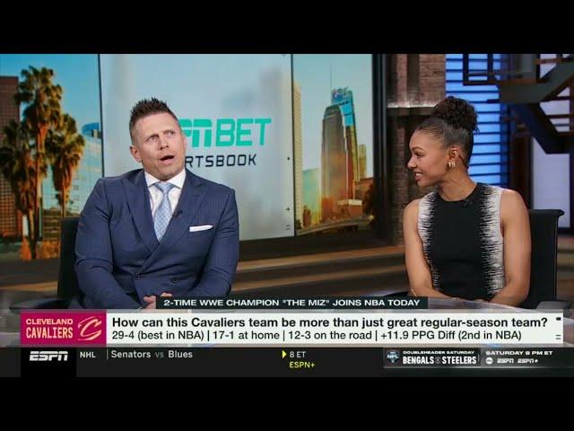 NBA TODAY | "Cleveland Cavaliers are going to win 2025 NBA title" - The MIZ tells Malika Andrews