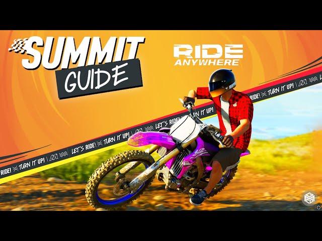 RIDE ANYWHERE Summit Guide - The Crew Motorfest
