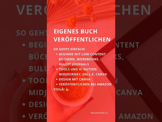 Eigenes Buch veröffentlichen (mit Low Content Büchern starten)
