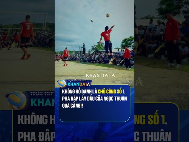 Pha đập lấy dấu của Ngọc Thuân quá căng #bongchuyen #volleyball #shorts