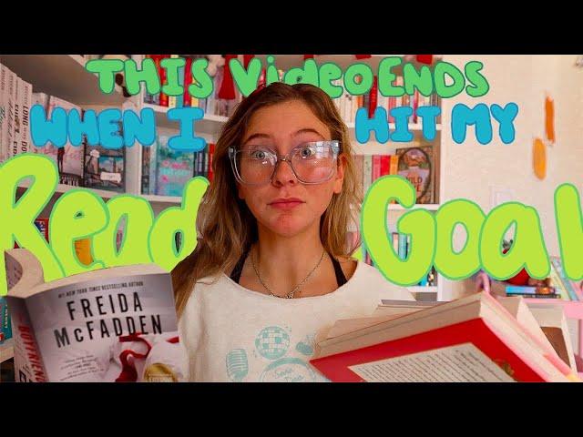 This video ends when I hit my reading goal *125 books* 