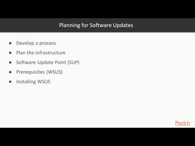 Implementing Configuration Manager Features : Introduction to Software Updates | packtpub.com