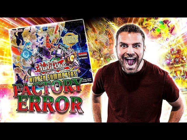 *NEW* YuGiOh FACTORY ERROR Hidden Summoners Box Opening & Review! GODLY!!