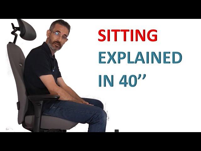 How To Get Your Sitting Posture At Work Right - In Less Than 1 min #shorts