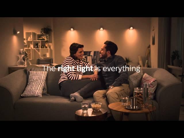 Philips WarmGlow LED spotlights working perfectly with your dimmer switch