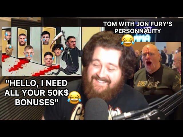 The MMA GURU CAN’T STOP LAUGHING and making impressions of EVIL ASPINALL bullying all UFC FIGHTERS