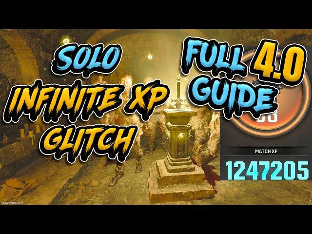 INFINITE XP FARM GLITCH SOLO AFK Black Ops 6 ZOMBIES | Citadel Des Morts FULL GUIDE (NEW VERSION)