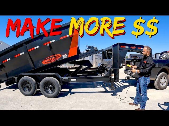 How this Roll off dump trailer EARNS EXTRA Money!