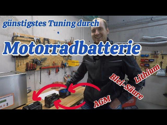 WELCHE MOTORRADBATTERIE FÜR DEIN MOTORRAD l WARUM LITHIUM BATTERIE ?!