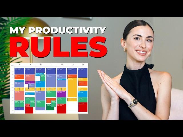 5 Easy Productivity Rules That Save Me 25+ Hours a Week