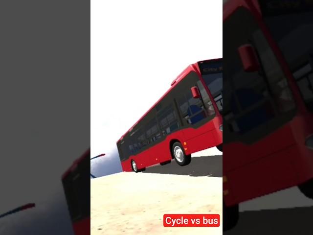 cycle vs Bus  #shortvideo