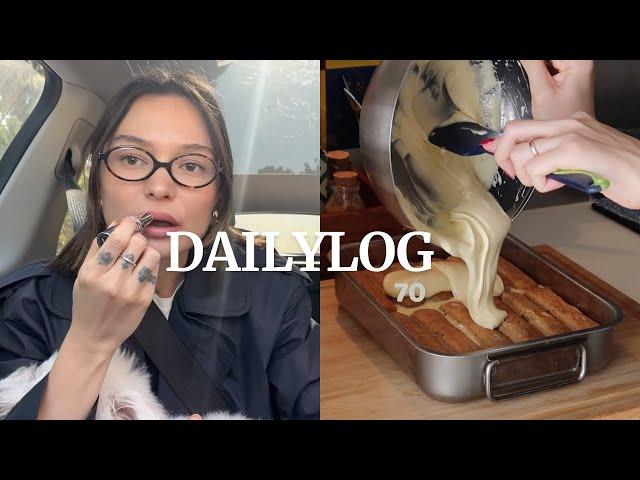 dailylog#70  |  kahvaltı, tiramisu, kargolar