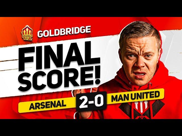 NO EXCUSES! ARSENAL 2-0 MAN UTD GOLDBRIDGE MATCH REACTION