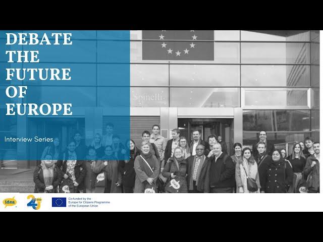 Future of Europe Debates | Interview between high school debater Ana Mencin and MEP Dr. Milan Brglez