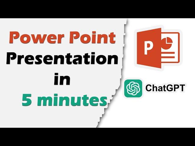 Create Power Point Presentation in 5 minutes using ChatGPT | #powerpoint #chatgpt