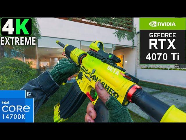 Call of Duty : Black Ops 6 | RTX 4070 TI 12GB ( 4K Extreme Settings DLSS ON )