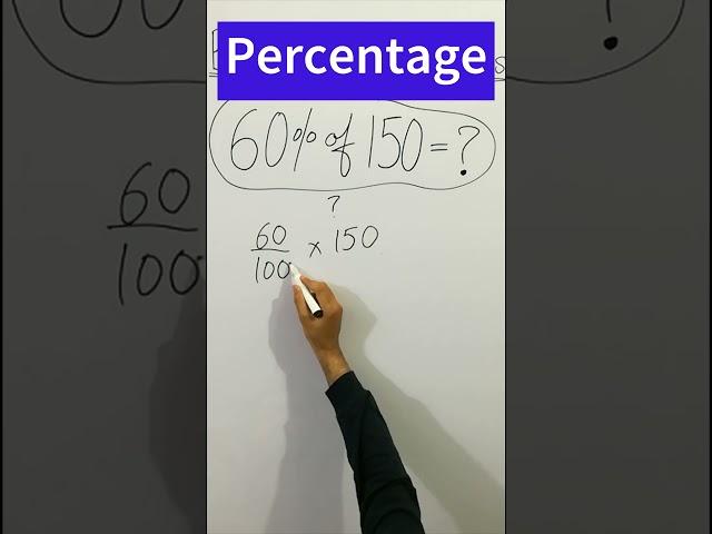60% ka 150 kitana hoga|| pratishat nikalana shikhe||pratishat kaise nikale||percentage kaise nikale