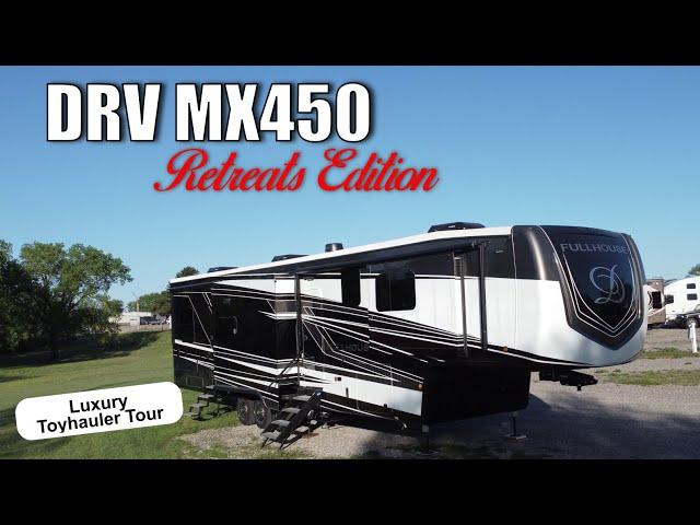 DRV MX450 RETREATS EDITION Tour // LUXURY TOY HAULER WITH 13' GARAGE! // Big Rig RV