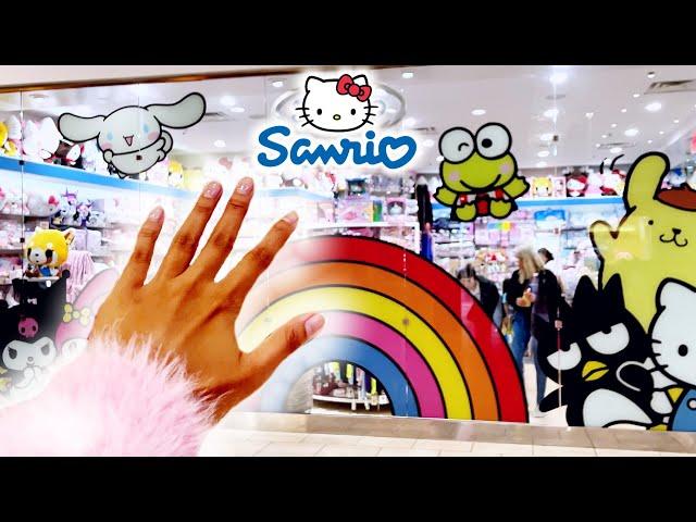 BUYING *ANYTHING* I TOUCH AT THE SANRIO STORE! *BLINDFOLDED!* #sanrio