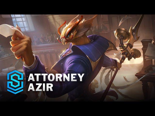 Attorney Azir Skin Spotlight - League of Legends