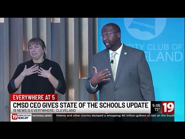 CEO for Cleveland Metropolitan School District gives State of the Schools Address