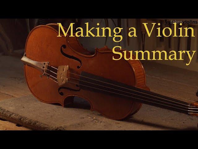 Making a Violin | ALL THE STEPS | Amati Model