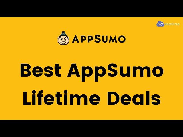 5 Best AppSumo Lifetime Deals | Lifetime Software deals | AppSumo Deals | SaaS Lifetime Deals