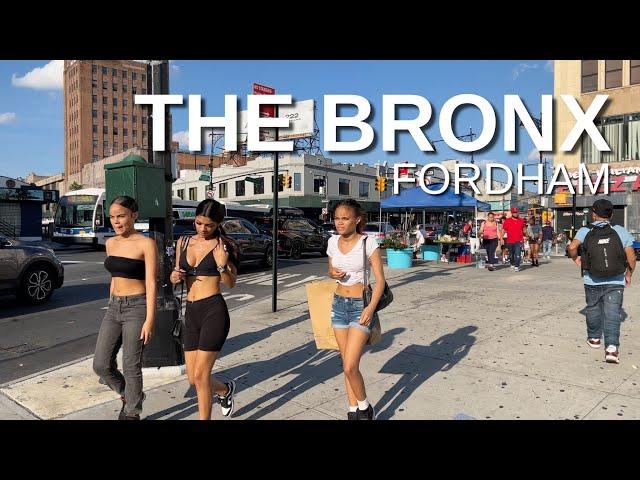 NEW YORK CITY Walking Tour [4K] - THE BRONX - FORDHAM