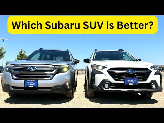 2025 Subaru Forester vs. 2025 Subaru Outback Review