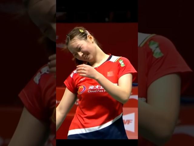 Huang Ya Qiong Make Mistake, Zheng Siwei Funny Reaction #badminton #バドミントン #fypyoutube