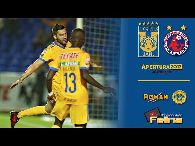 Tigres vs Veracruz 1-0 Jornada 10 Apertura 2017 Liga Mx HD