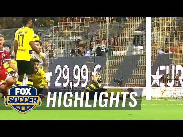 Late Dortmund own goal secures shootout for Bayern Munich | 2017 German Super Cup Highlights