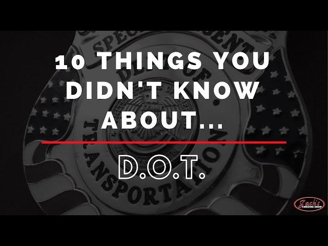 10 Things You Didn't Know About The Department of Transportation