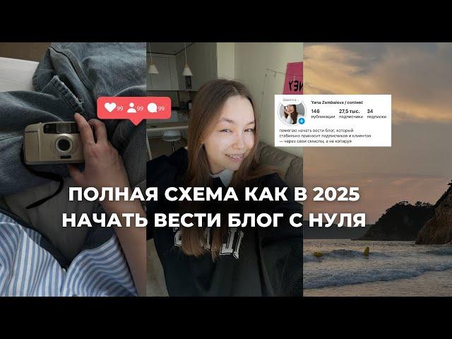Как начать вести блог с нуля в 2025 году