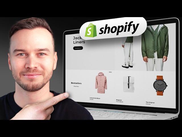 Shopify Website Design Tutorial 2024 - Step by Step