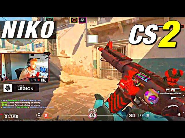 NiKo FIRST MATCHMAKING GAMES IN CS 2 !! CS2 NiKo stream POV