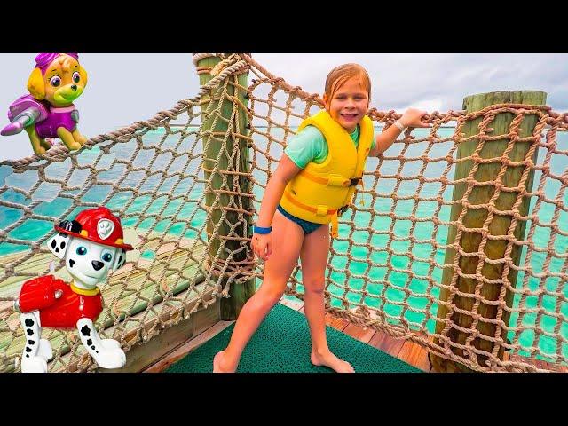 Assistant's Paw Patrol Ocean Hunt for Chase and Rubble on Castaway Cay