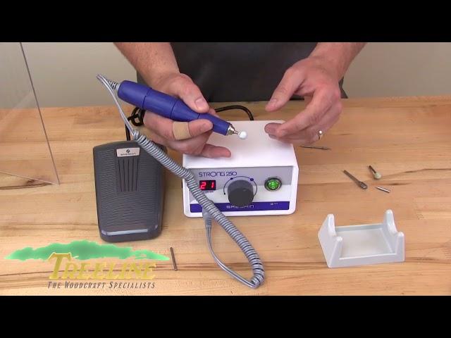 How to Use the Strong 250 Micro Motor - Great Power Carving Tool for Most Carvers - TreelineUSA.com