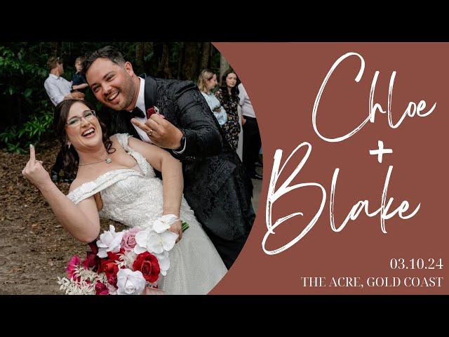 Chloe & Blake tie the knot at The Acre on the Gold Coast