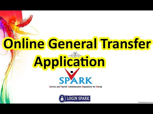 How to Submit Online Transfer Application through Spark