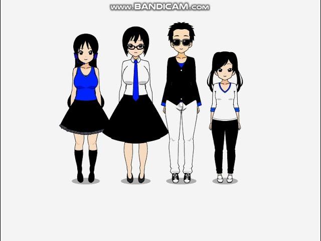 Pan And Her Family In Kisekae 2 Form.