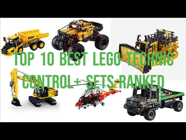 THE TOP 10 BEST LEGO TECHNIC CONTROL+ SETS RANKED AND REVIEWED