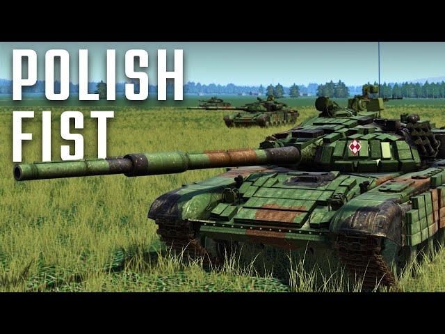 Polish People's Army T-72 Platoon Clash Against NATO Bundeswehr Leopards 2A4s