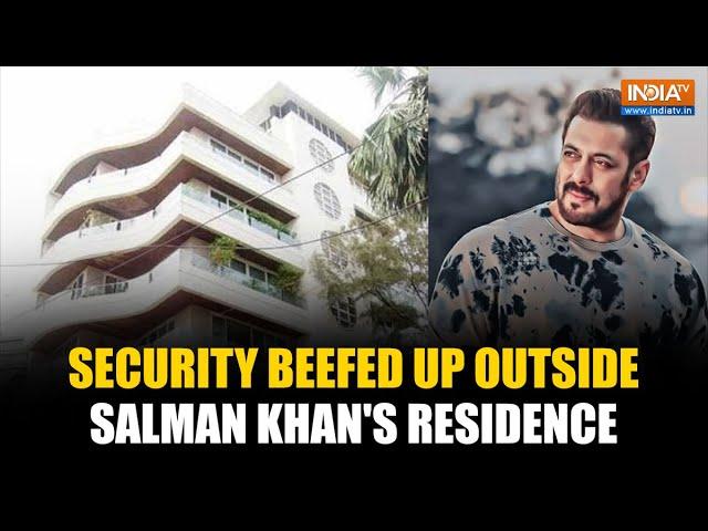 Baba Siddique Death: Security beefed up outside Bollywood actor Salman Khan’s residence in Mumbai