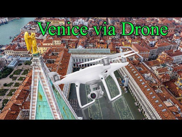 Venice Italy via Drone (4K) Spectacular Forbidden Shots!