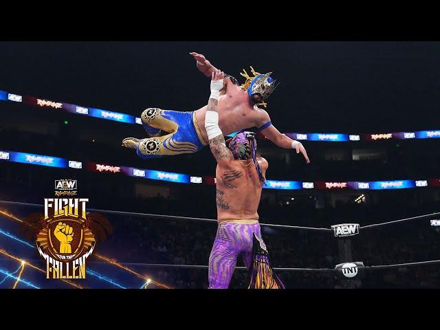 LUCHA DREAM MATCH! Rey Fenix & Komader take to the sky in an INSTANT CLASSIC! | 8/18/23, AEW Rampage