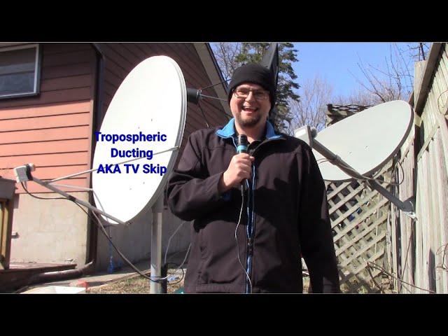 Tropospheric Ducting - AKA - Over the air TV DXing - 100 mile TV Antenna